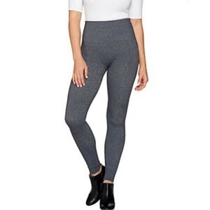 SPANX Look At Me Now Seamless Leggings Charcoal Gray
